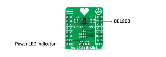 Mikroe Heart Rate 11 Click